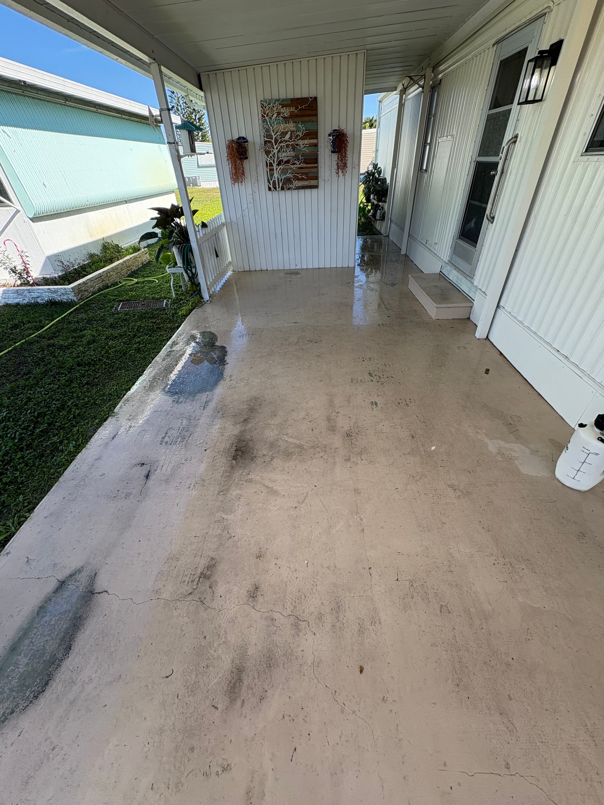 Driveway and Patio Refresh with Clean Path Pressure Washing