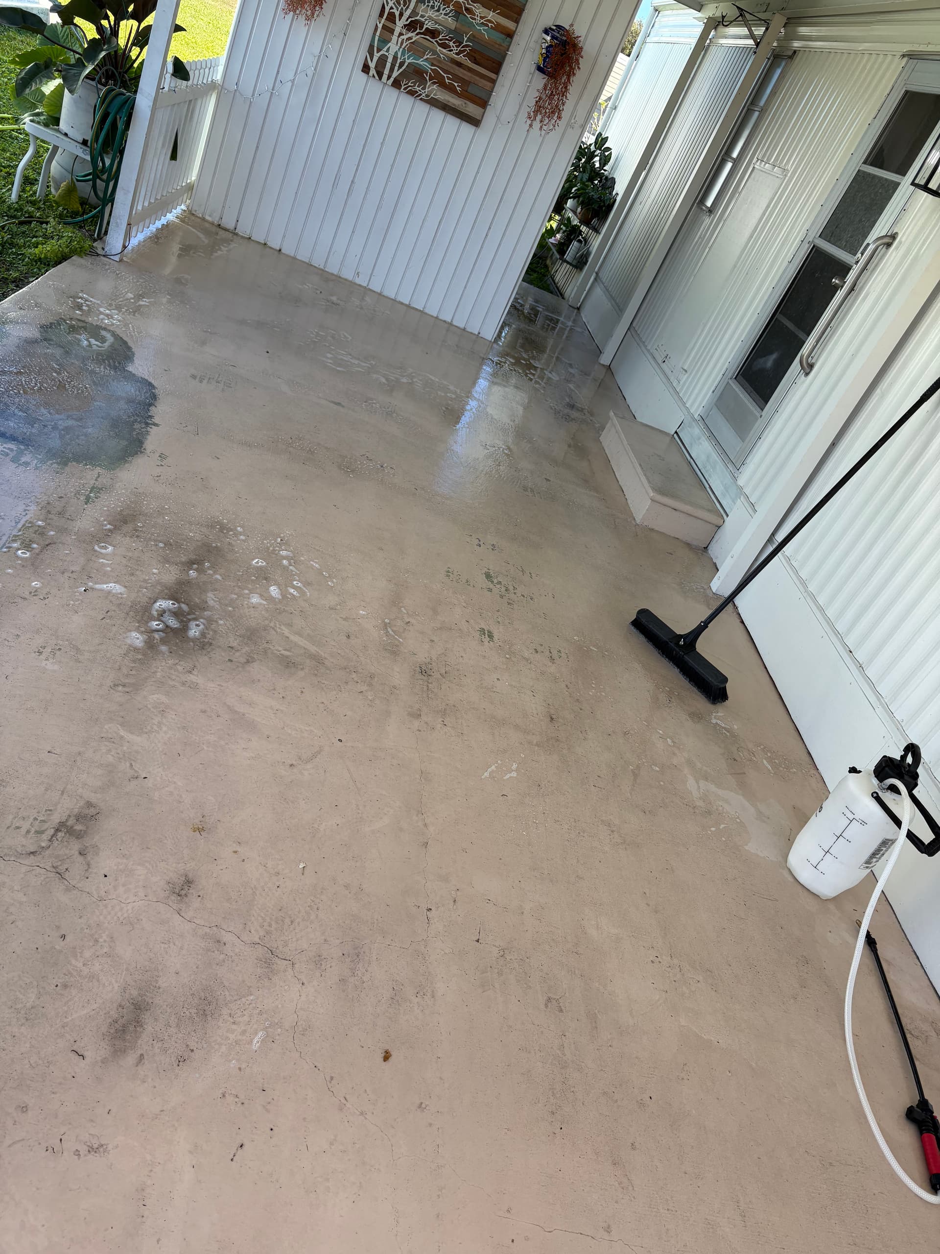 Driveway and Patio Refresh with Clean Path Pressure Washing